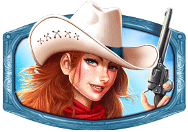 Cowgirl with White Hat