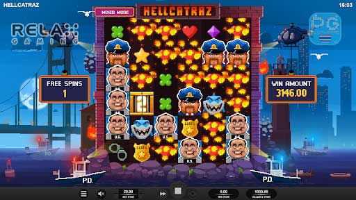 Hellcatraz ฟีเจอร์เกม