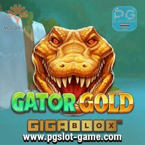 Gator Gold Deluxe Gigablox ทดลองเล่นสล็อต Yggdrasil Gaming ฟรี สมัครรับโบนัส100%