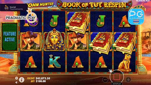 John Hunter and the Book of Tut Respin ฟีเจอร์เกม